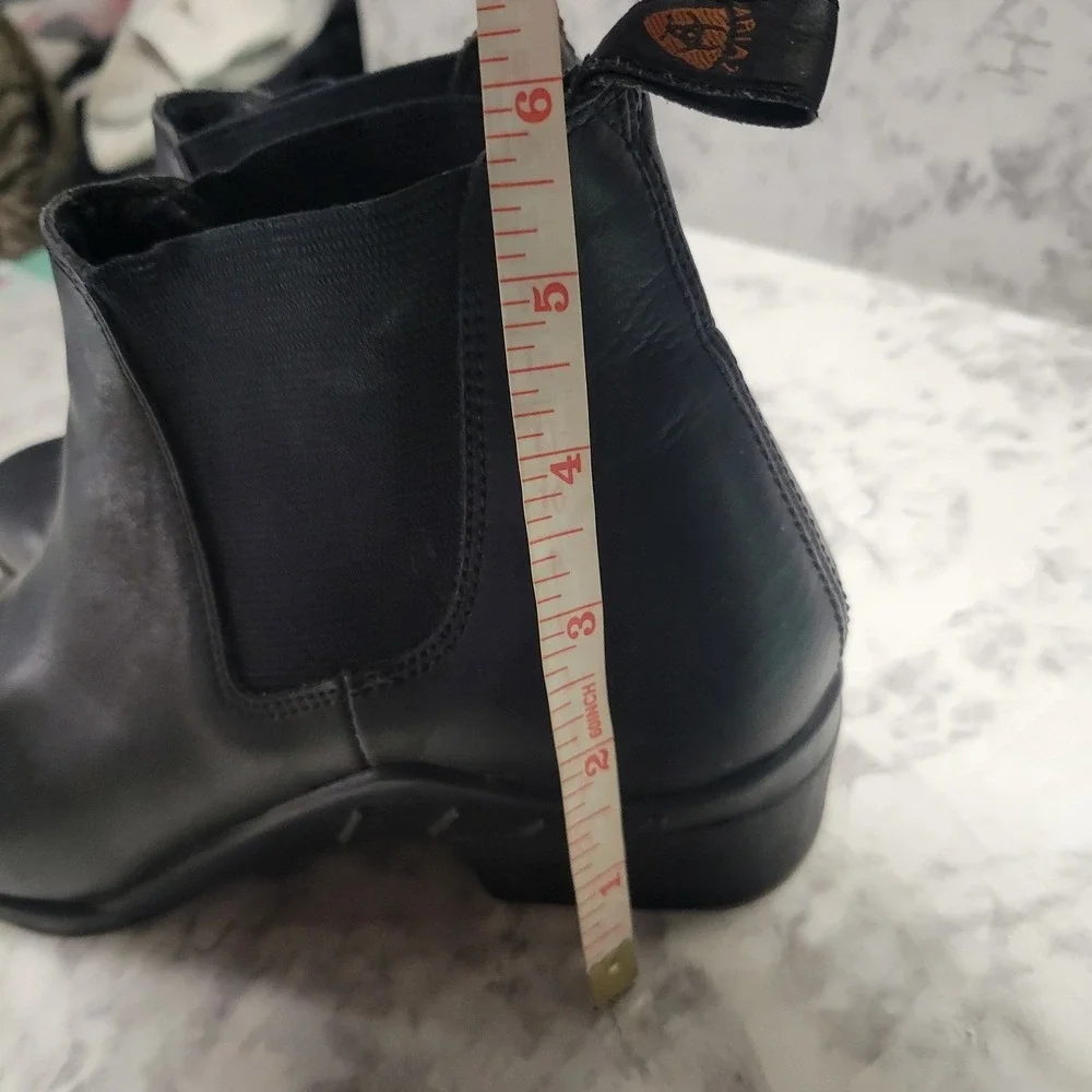 Ariat Heritage Paddock Boots Black Leather Equestrian Vintage Boots Womens 11